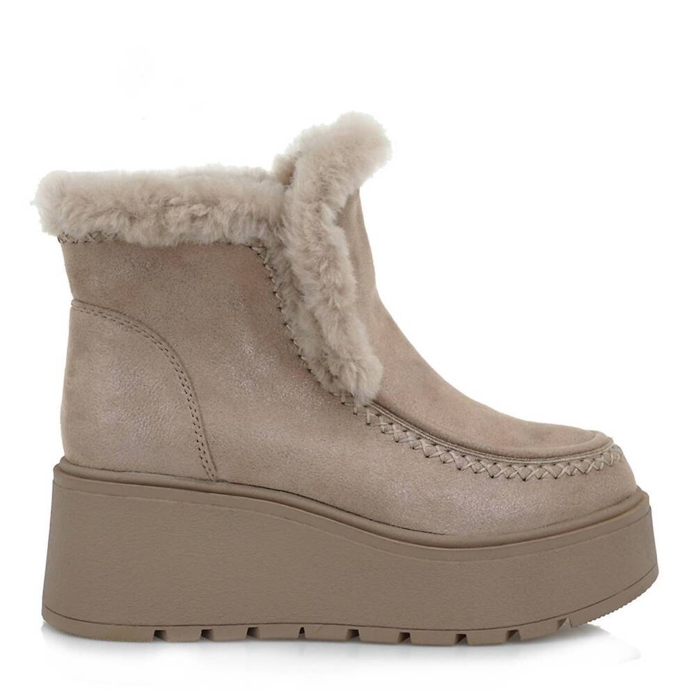 NEW EXE women's apresi ski low boots in beige